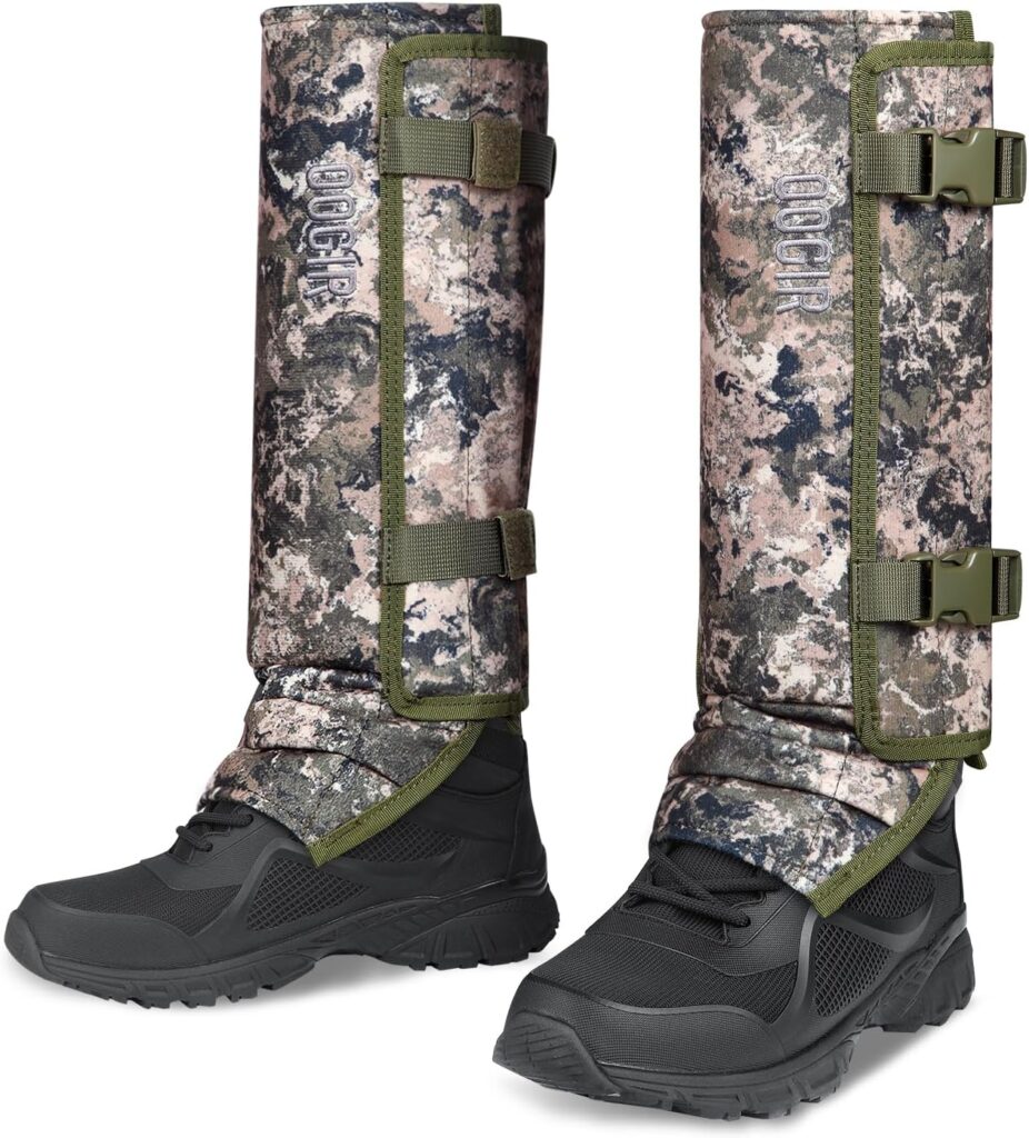 Snake Gaiters Snake Chaps: Waterproof Snake Guards Snake Bite Protection for Lower Legs, Snake Proof Gaiters Fit for Men  Women, Adjustable Size for Hunting Hiking and Farm