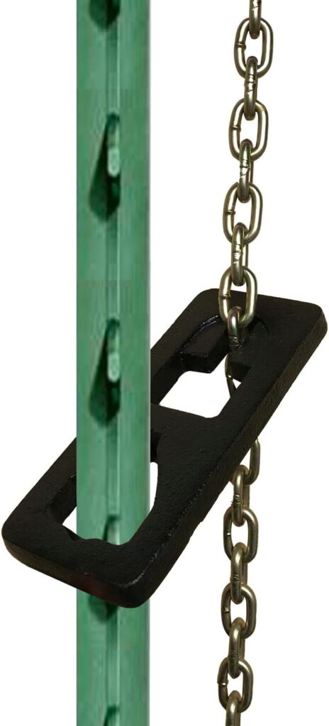 T Post Puller Plate - Heavy-Duty Steel - Farm  Garden Equipment for Quick Removal of T Posts